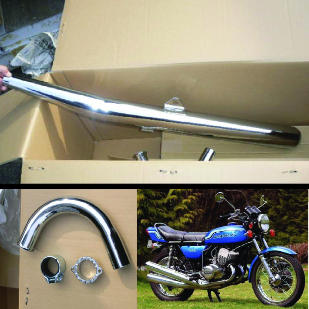 Kawasaki H Complete New Exhaust System Mid Atlantic Cycle