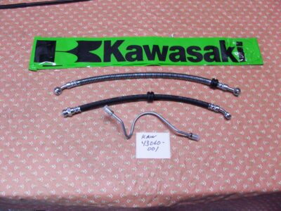 KAWASAKI H1/H2/S3/Z1 COMPLETE BRAKE HOSE LINE CALIPER REPLACE KIT-NEW DOREMI - Image 2