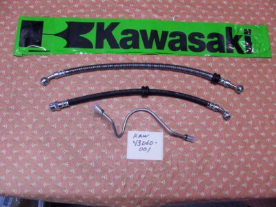 KAWASAKI H1/H2/S3/Z1 COMPLETE BRAKE HOSE LINE CALIPER REPLACE KIT-NEW DOREMI